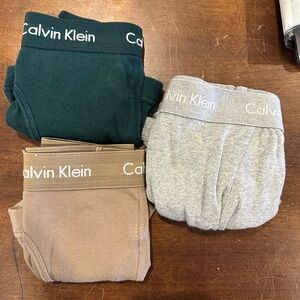 3PK CALVIN KLEIN COTTON TRUNKS - (M)